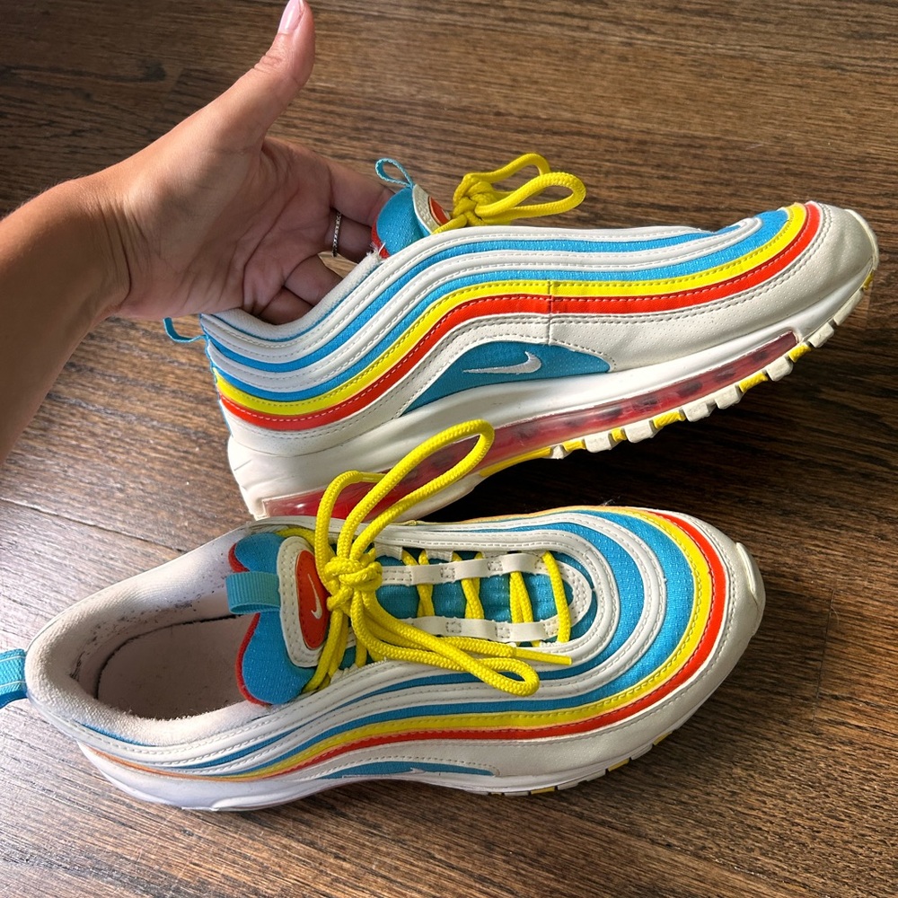 Nike Kids Sneakers - Blue, Red, Yellow